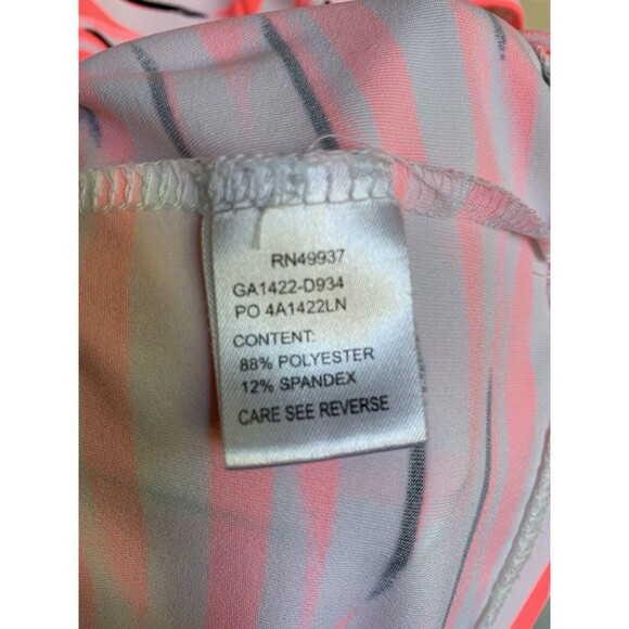 Tail Womens Golf Top size Large Blend Polyester Pink White 1/4 Zip Breathable - Picture 9 of 11